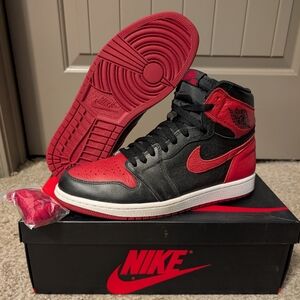 VNDS 2016 Nike Air Jordan 1 High OG Retro Banned Bred Size 10